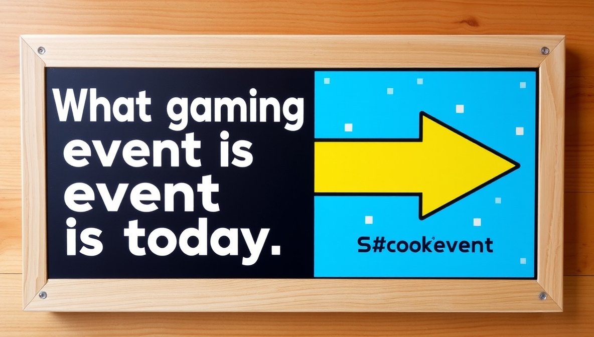 what gaming event is today scookievent