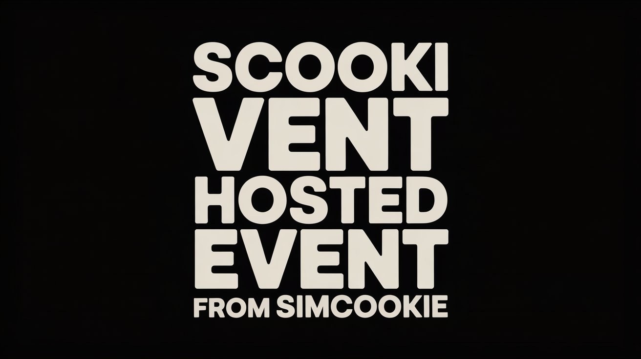 scookievent hosted event from simcookie